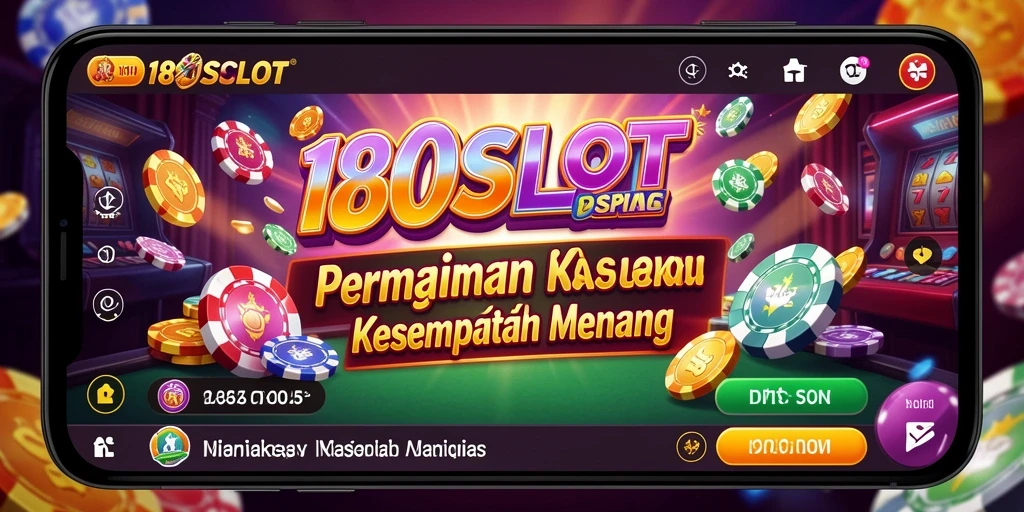 Tampilan menarik game Kasino 180SLOT dengan gameplay yang mengasyikkan.