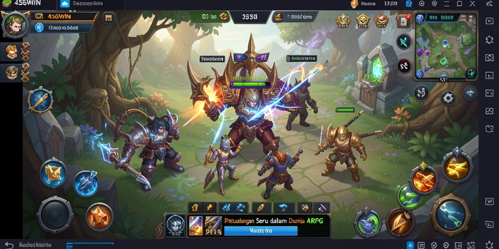 Tampilan gameplay ARPG yang menegangkan dan penuh aksi dari 456WIN.