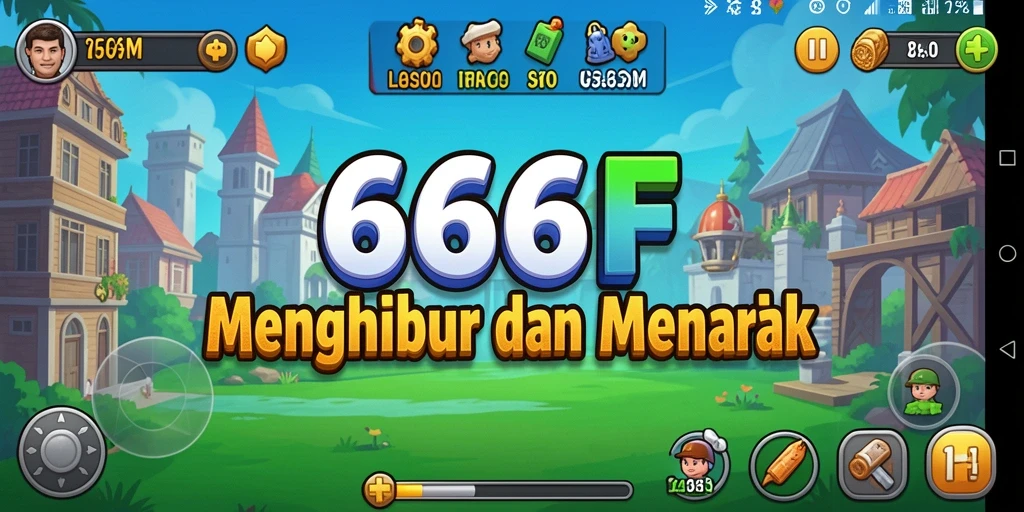 Tangkapan layar gameplay <strong>666F</strong> yang menunjukkan keseruan permainan Idle.