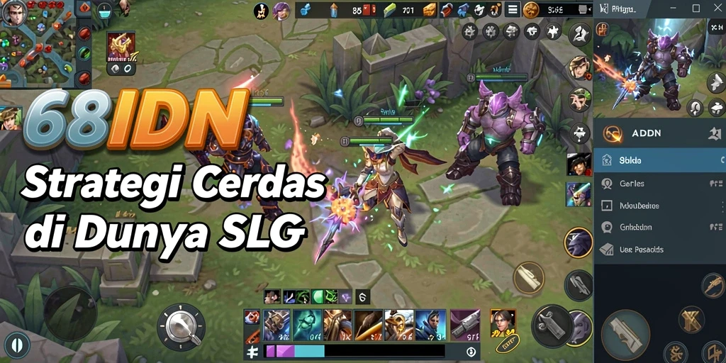 Tampilan gameplay mendebarkan dari 68IDN dengan strategi yang intens.