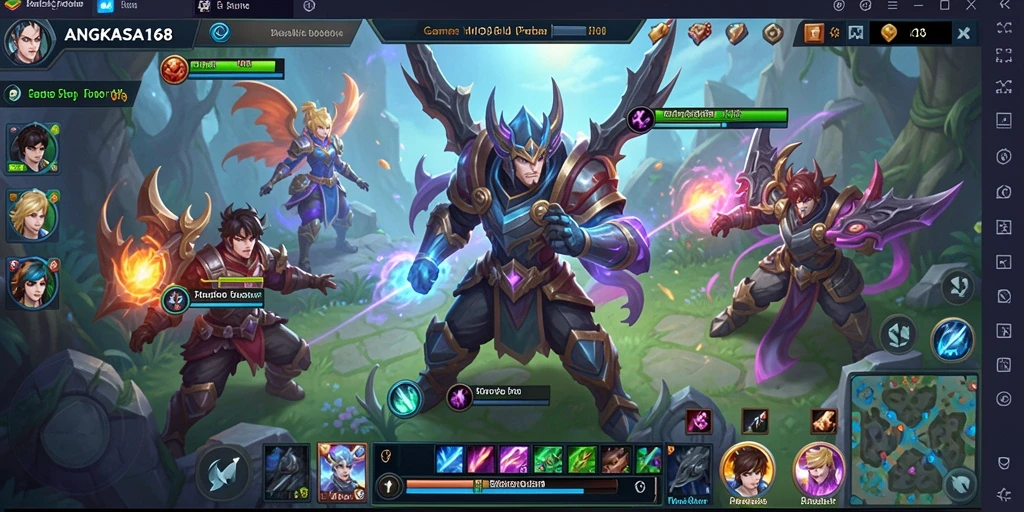 Gameplay seru dalam ANGKASA168 dengan karakter unik.