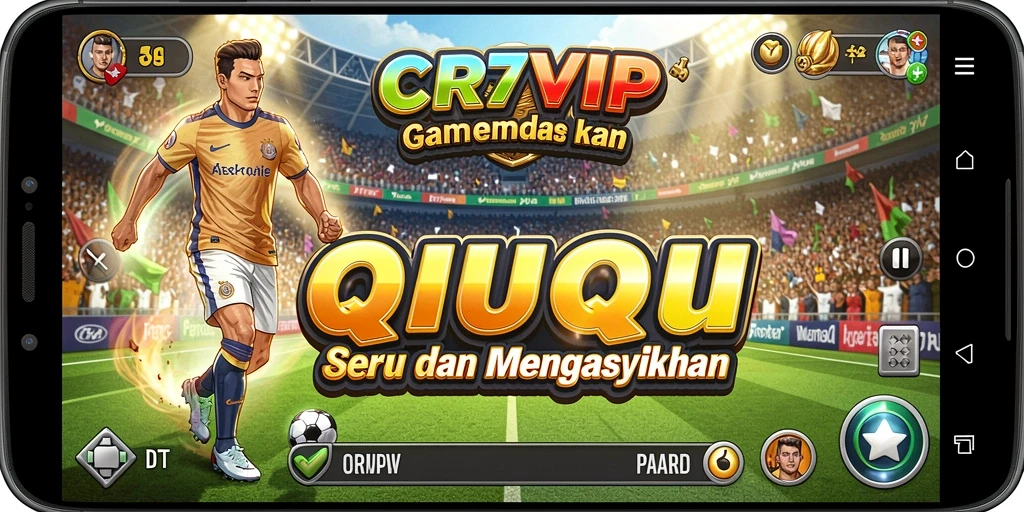 Tampilan utama gameplay CR7VIP QiuQiu yang seru dan interaktif.
