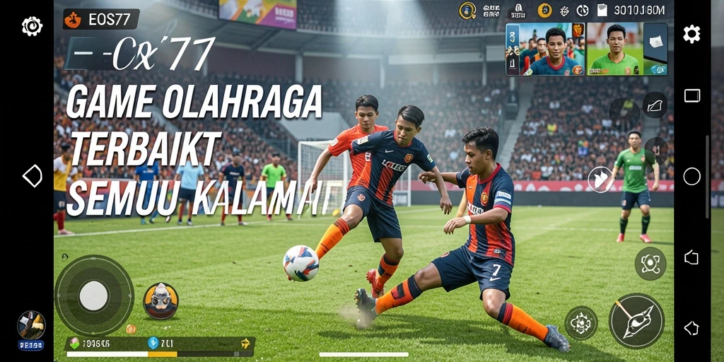 Tampilan menarik dari gameplay EOS77 yang penuh aksi olahraga.