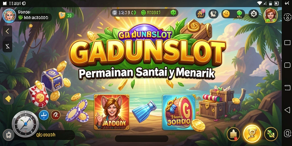 GADUNSLOT menampilkan animasi gameplay yang seru dan menarik.