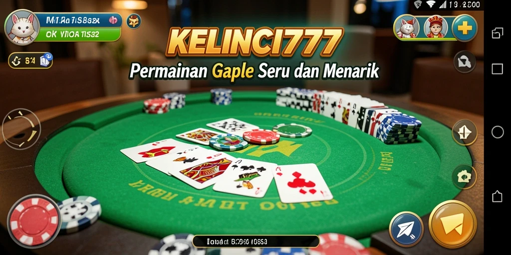 Gambaran menarik dari gameplay Gaple di KELINCI777.