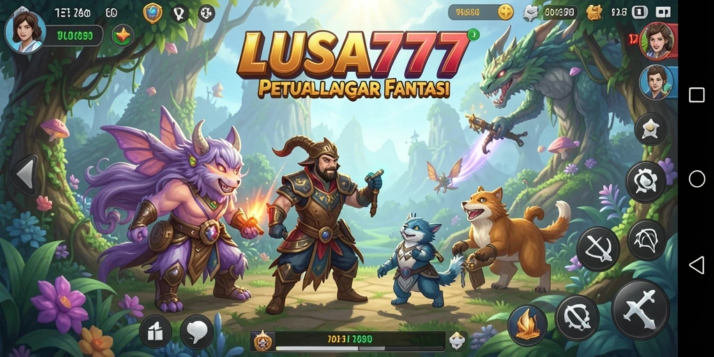 Tampilan gameplay yang menakjubkan dengan grafik yang memikat.