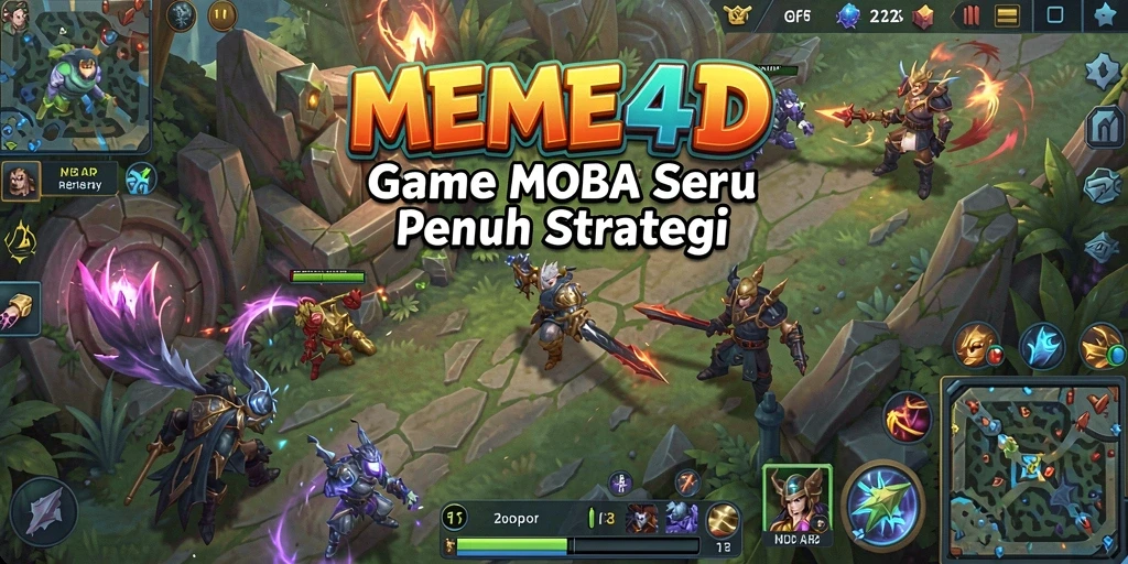 Gameplay epik dan karakter unik dalam MEME4D.