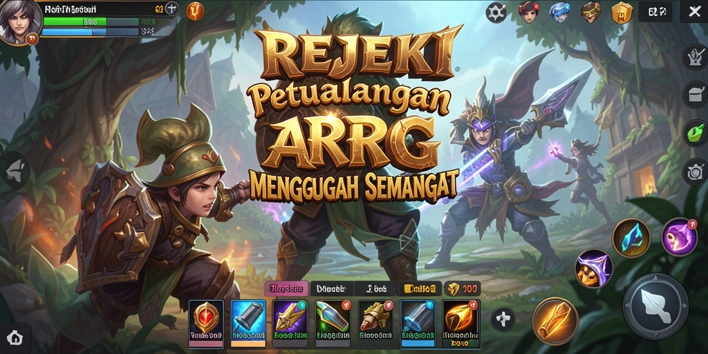 Tampak seru dalam aksi ARPG dengan karakter berpetualang.