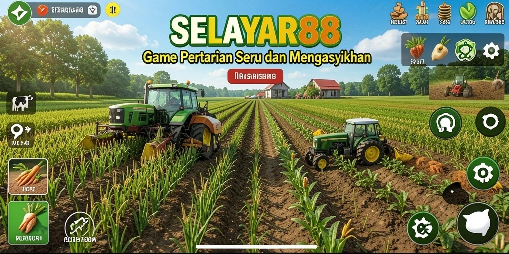 Tampilan menarik gameplay pertanian di SELAYAR88