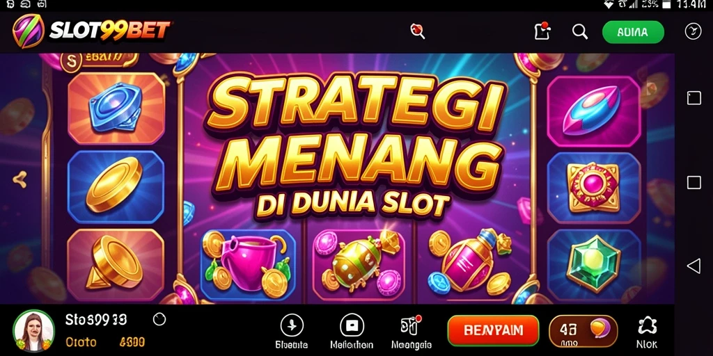 Tampilan gameplay SLOT99BET yang penuh strategi dan tantangan.