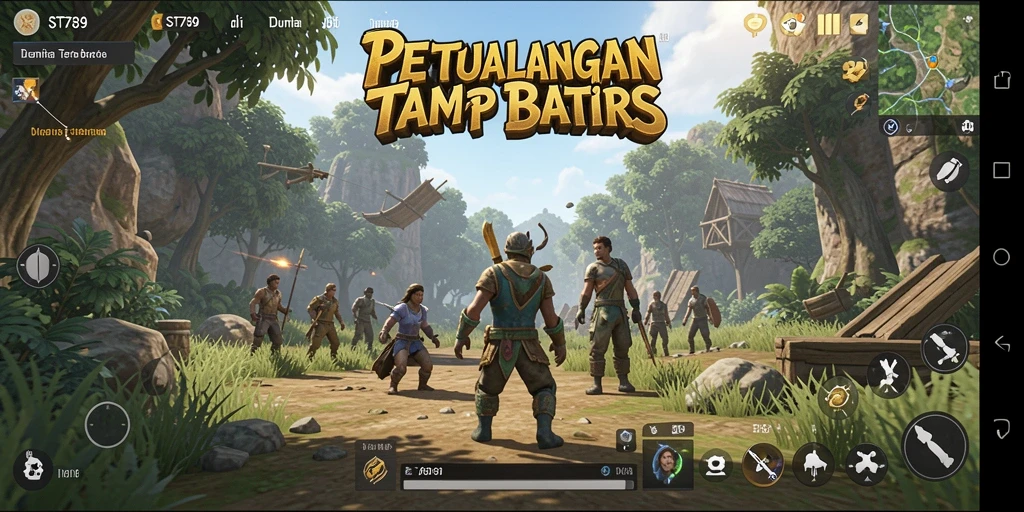 Screenshot ST789 menampilkan petualangan mendebarkan di dunia terbuka.