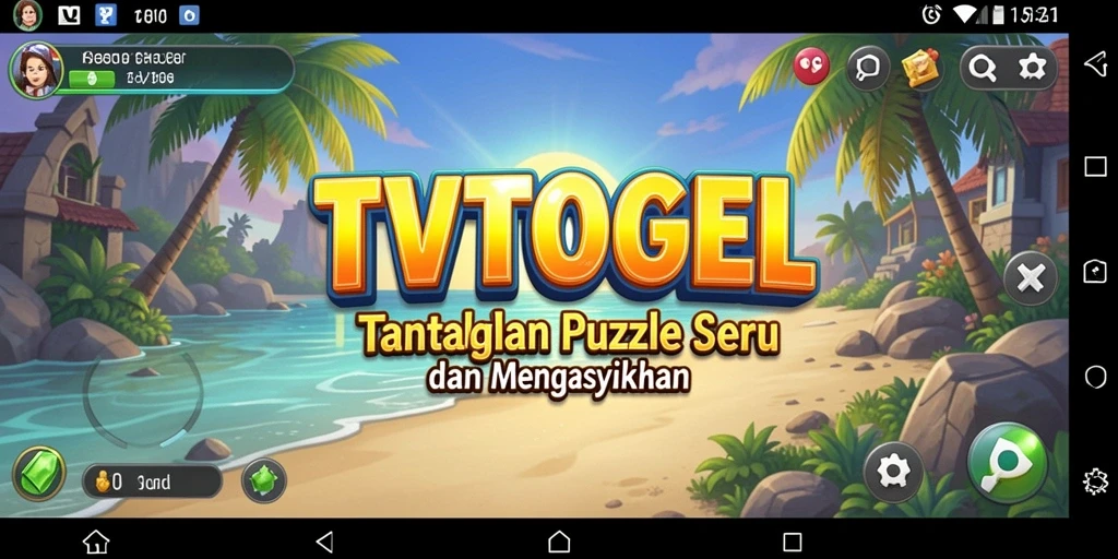Tampilan permainan TVTOGEL yang menantang dan menarik.